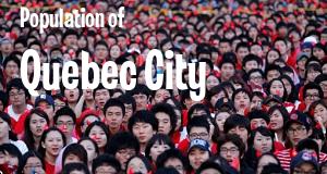 Population of Quebec City