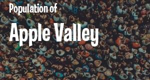 Population of Apple Valley, MN