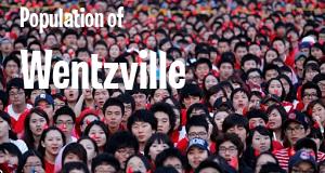 Population of Wentzville, MO