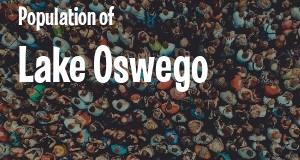 Population of Lake Oswego, OR