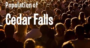 Population of Cedar Falls, IA