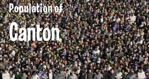 Population of Canton, GA