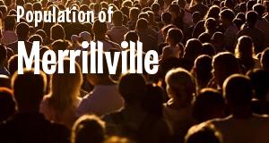 Population of Merrillville, IN
