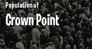Population of Crown Point, IN