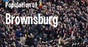 Population of Brownsburg, IN