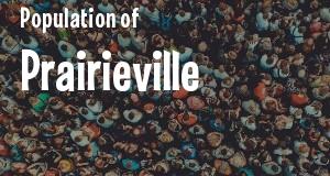Population of Prairieville, LA