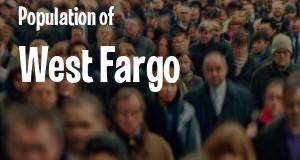 Population of West Fargo, ND