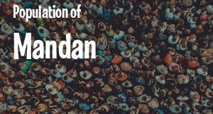 Population of Mandan, ND