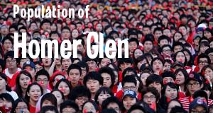 Population of Homer Glen, IL