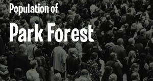 Population of Park Forest, IL