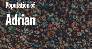 Population of Adrian, MI