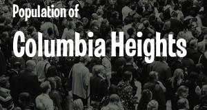 Population of Columbia Heights, MN