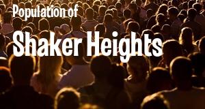 Population of Shaker Heights, OH