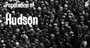 Population of Hudson, OH
