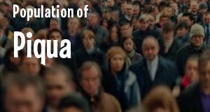 Population of Piqua, OH