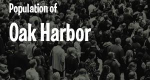 Population of Oak Harbor, WA