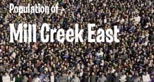 Population of Mill Creek East, WA