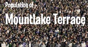 Population of Mountlake Terrace, WA