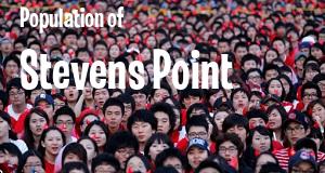 Population of Stevens Point, WI