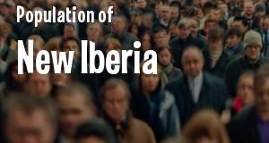 Population of New Iberia, LA