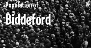 Population of Biddeford, ME