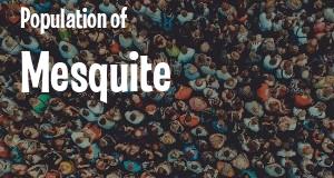 Population of Mesquite, NV