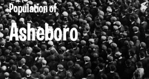 Population of Asheboro, NC