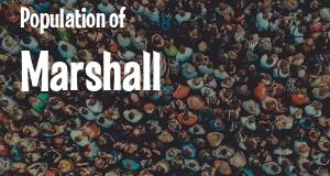 Population of Marshall, TX