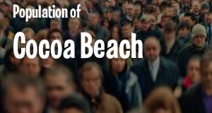 Population of Cocoa Beach, FL
