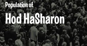 Population of Hod HaSharon