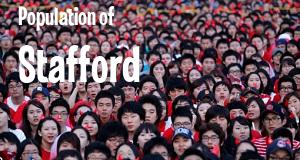 Population of Stafford, CT