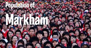 Population of Markham, IL