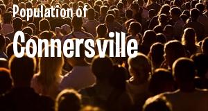 Population of Connersville, IN