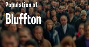 Population of Bluffton, IN