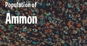 Population of Ammon, ID
