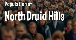 Population of North Druid Hills, GA
