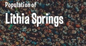 Population of Lithia Springs, GA