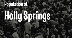 Population of Holly Springs, GA