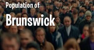 Population of Brunswick, GA