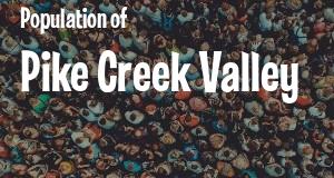 Population of Pike Creek Valley, DE