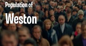 Population of Weston, CT