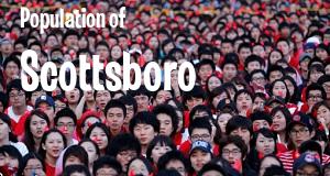 Population of Scottsboro, AL