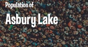 Population of Asbury Lake, FL