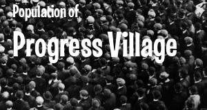Population of Progress Village, FL