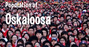 Population of Oskaloosa, IA