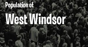 Population of West Windsor, NJ