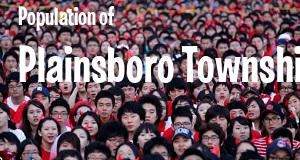 Population of Plainsboro Township, NJ