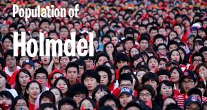 Population of Holmdel, NJ