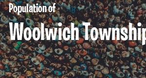 Population of Woolwich Township, NJ