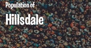 Population of Hillsdale, NJ